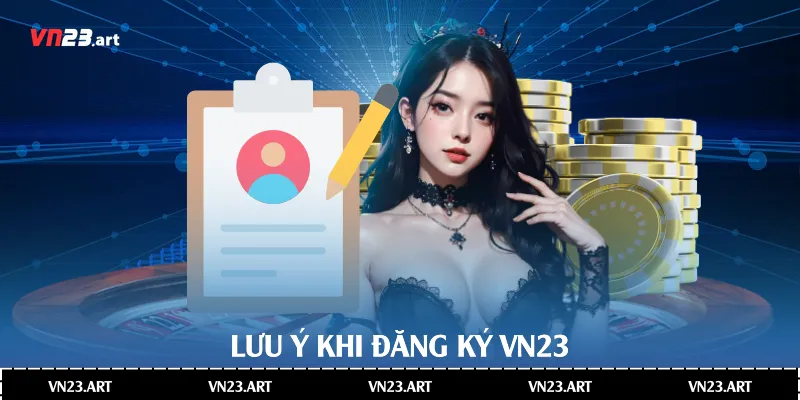 Hướng Dẫn Quy Trình Đăng Ký Vn23 3 Lưu ý khi đăng ký Vn23